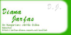 diana jarfas business card